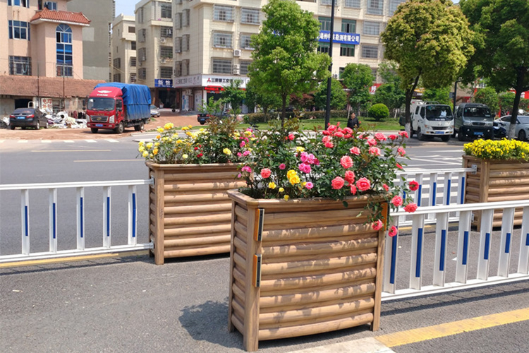 长方形花箱,花箱采购,各式花箱,马路花箱,绿化花箱